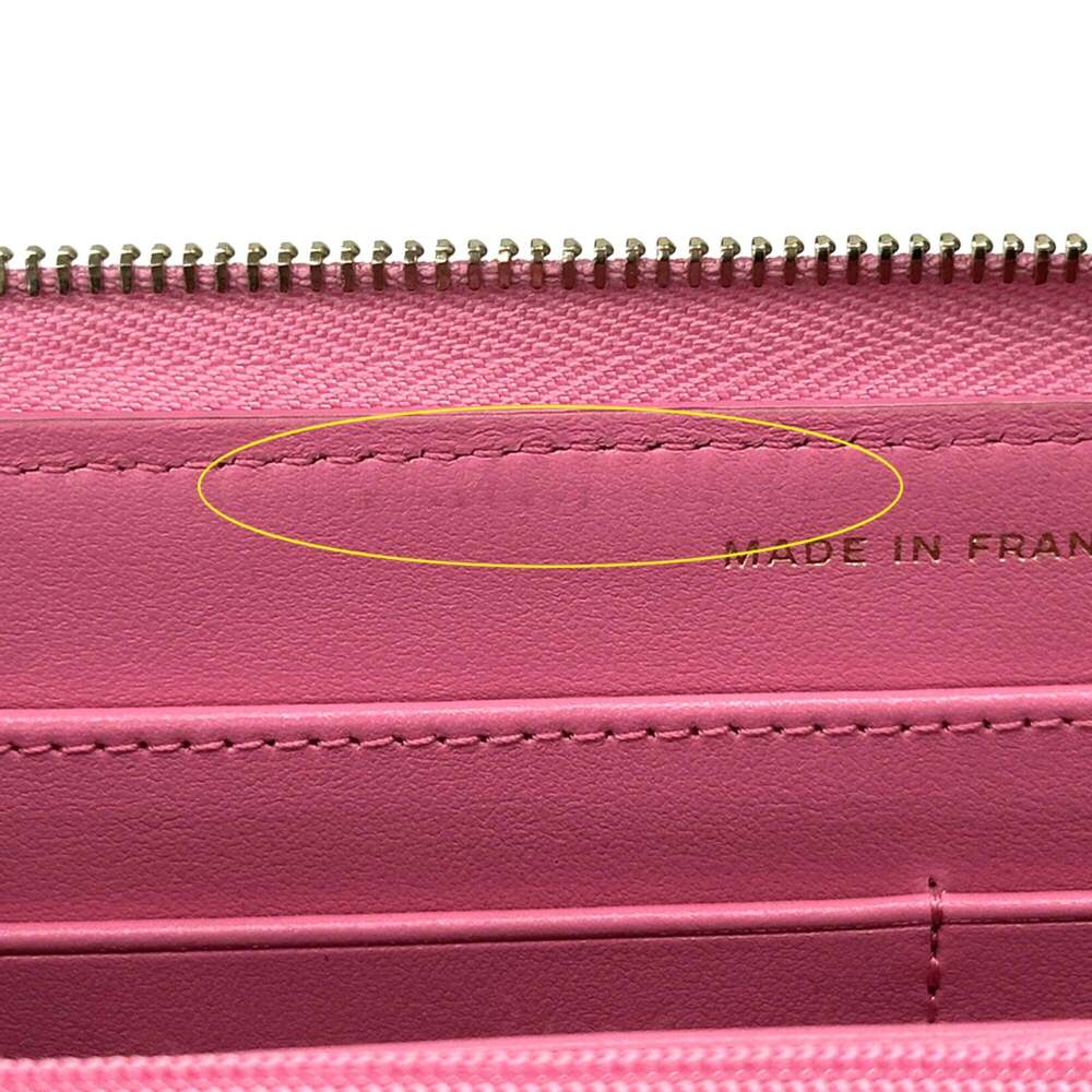 CHANEL Pink Caviar Leather Wallet - Picture 12 of 12